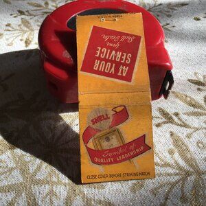Matchbook Cover Shell Advertising - Shell Service - Products - Research